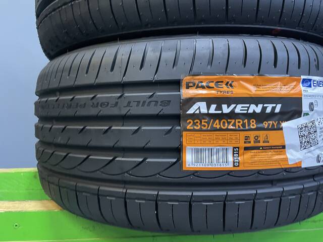 Новые шины PACE Alventi 235/40 R18 + 255/35 R18