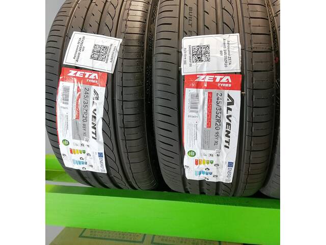Новые шины Zeta Alventi 245/35 R20 + 275/30 R20